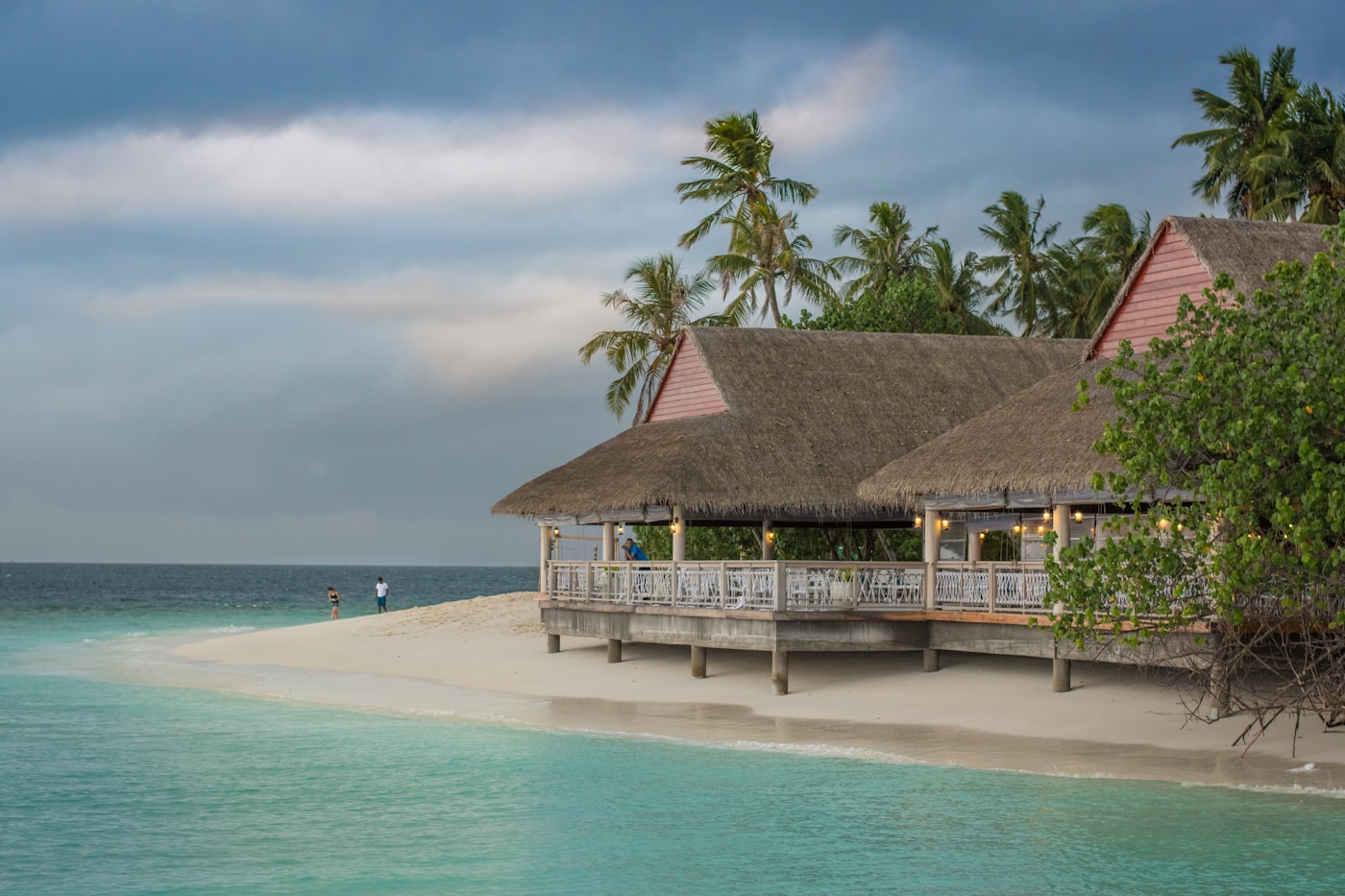Beachfront rental villa